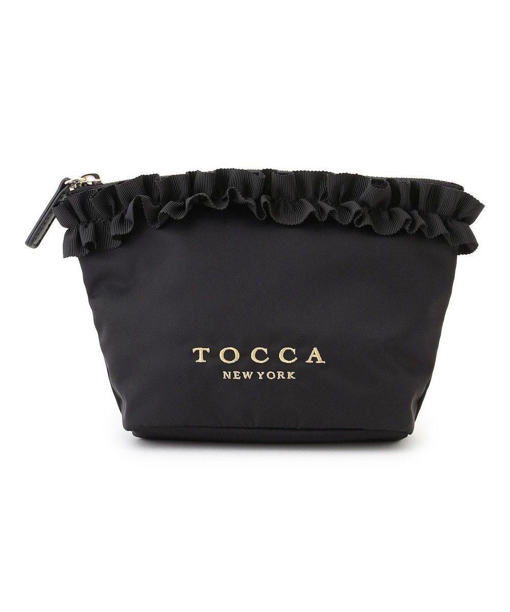 TOCCA 【撥水】FRILL GARLAND NYLON POUCH ポーチ 