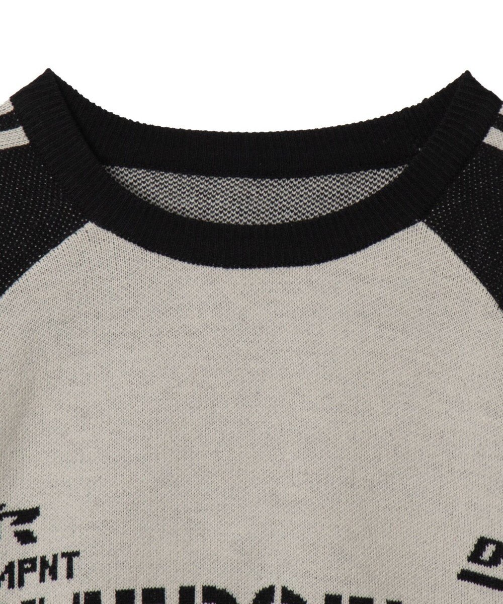 WEGO ゲームグラフィックラグランジャガードニット 