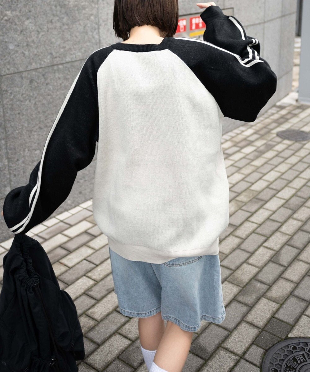 WEGO ゲームグラフィックラグランジャガードニット 