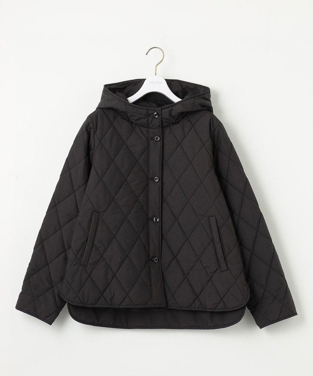 ANY SIS L 【洗える】キルティングフーディ ブルゾン 