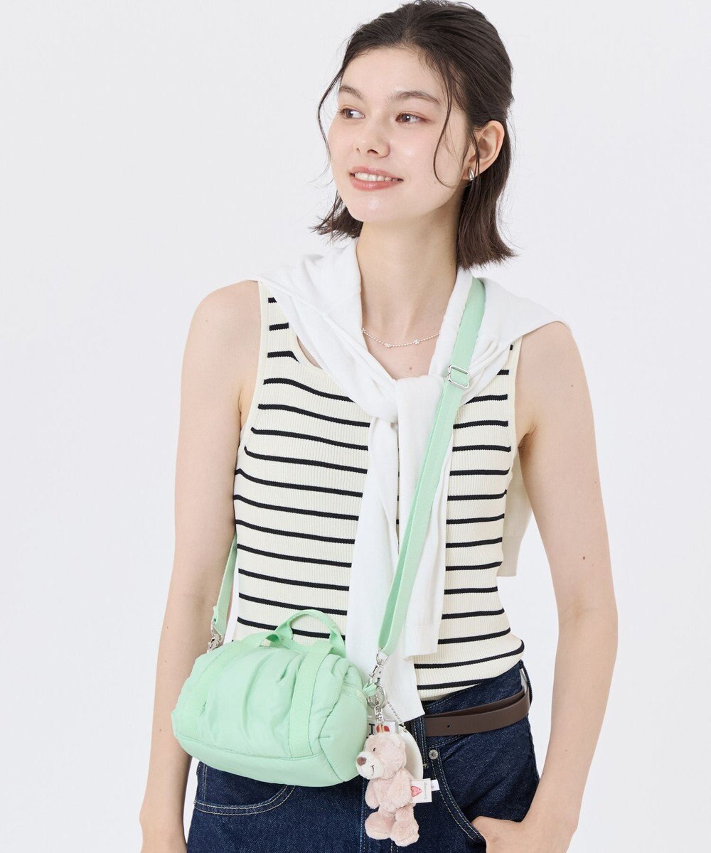 LeSportsac SHEEN MINI DUFFEL/クラウディーセージ 