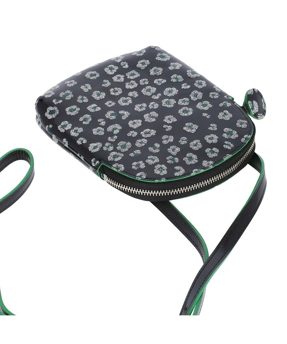 tsumori chisato CARRY グリッターフラワー ミニショルダーバッグ お財布ショルダー 