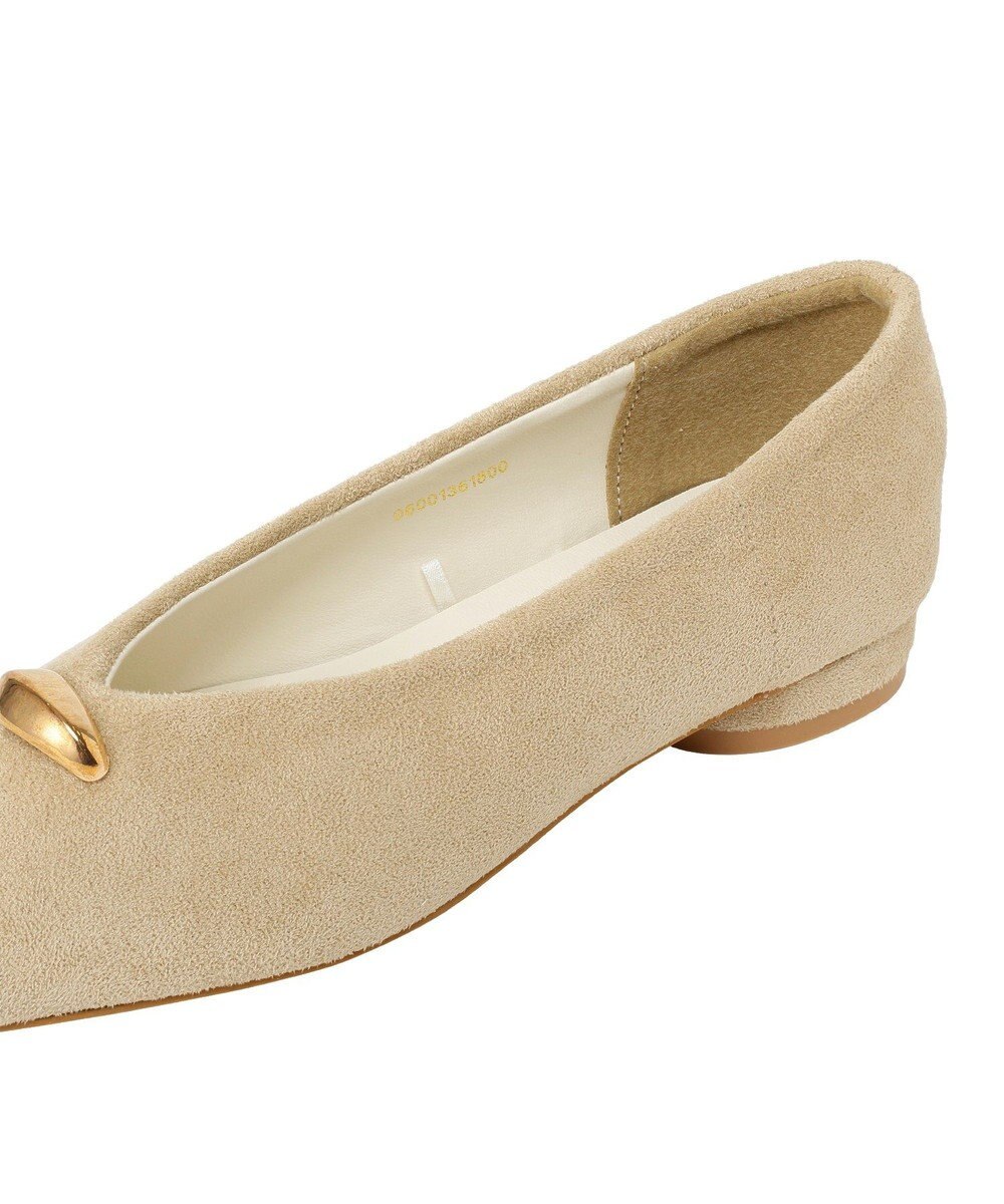 Green Parks メタルポイントローパンプス 