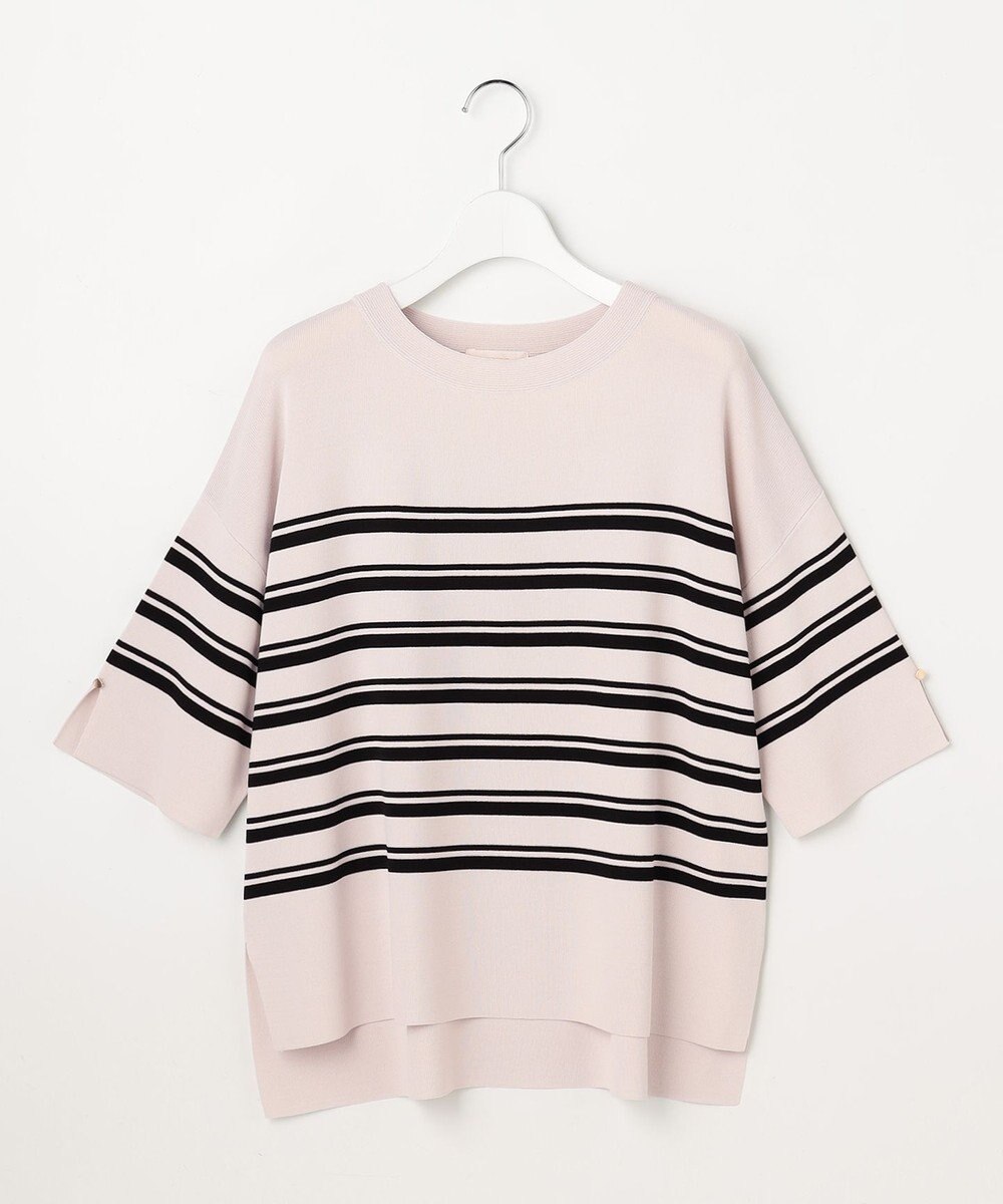 ANY SIS 【アイスタッチ】ボートネックニット プルオーバー 