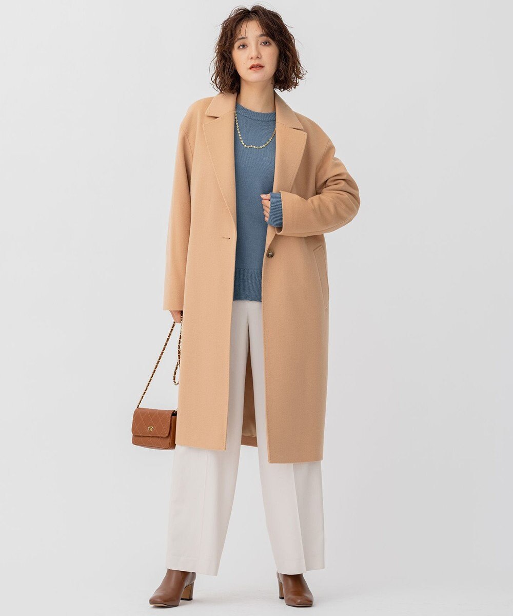 23区 S 【CLASSY.1月号掲載】ウールカシミヤビーバー チェスターコート 