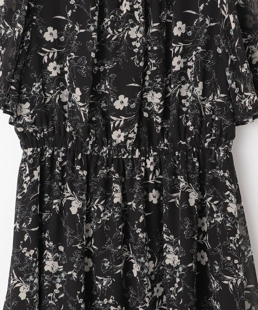 ANY SIS 【洗える】フラワープリント ワンピース 