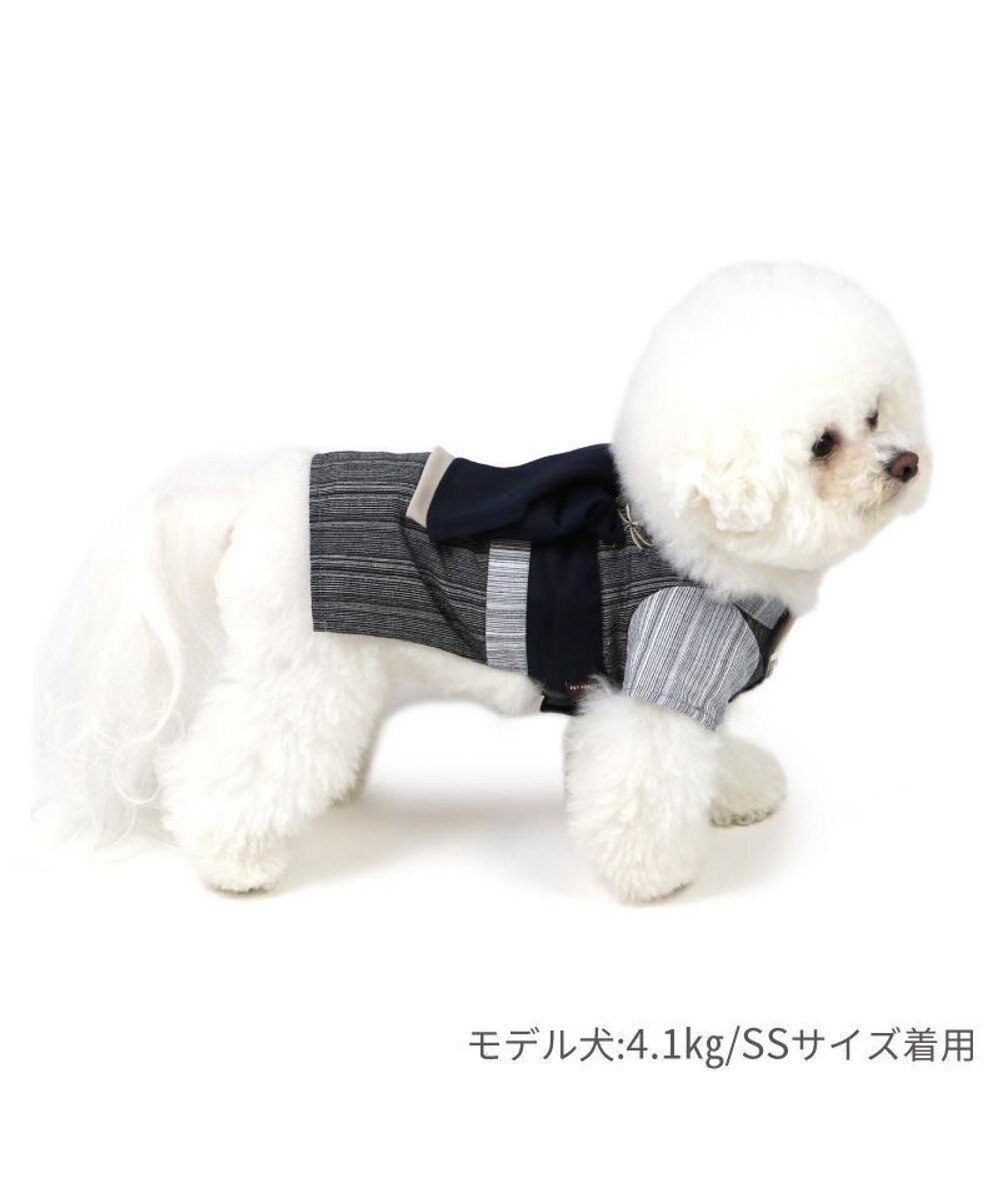 PET PARADISE ペットパラダイス 黒白 浴衣 とんぼ刺繍 小型犬 