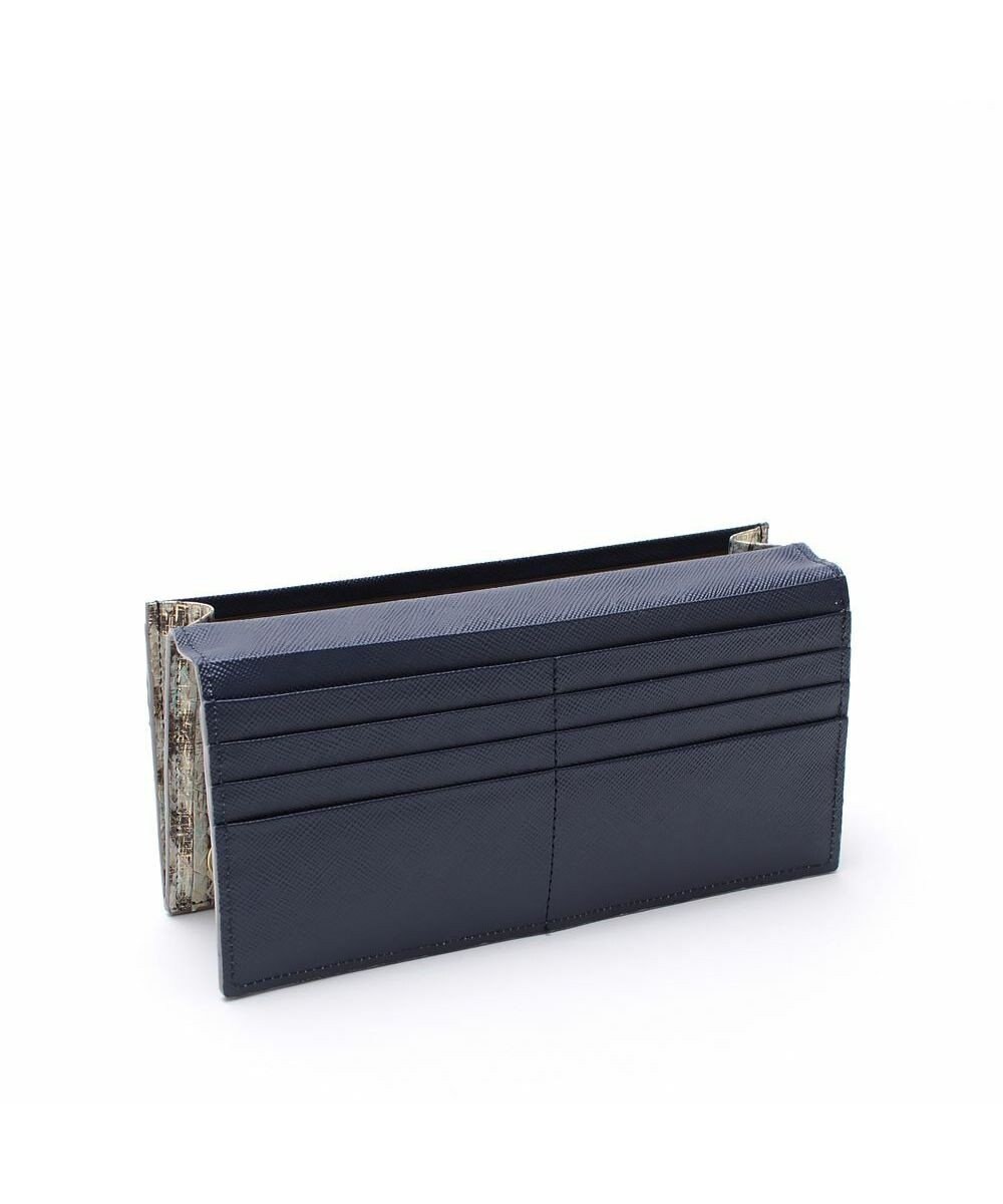 A.D.M.J. 【スネークレザー】アールデコモチーフロングウォレット 