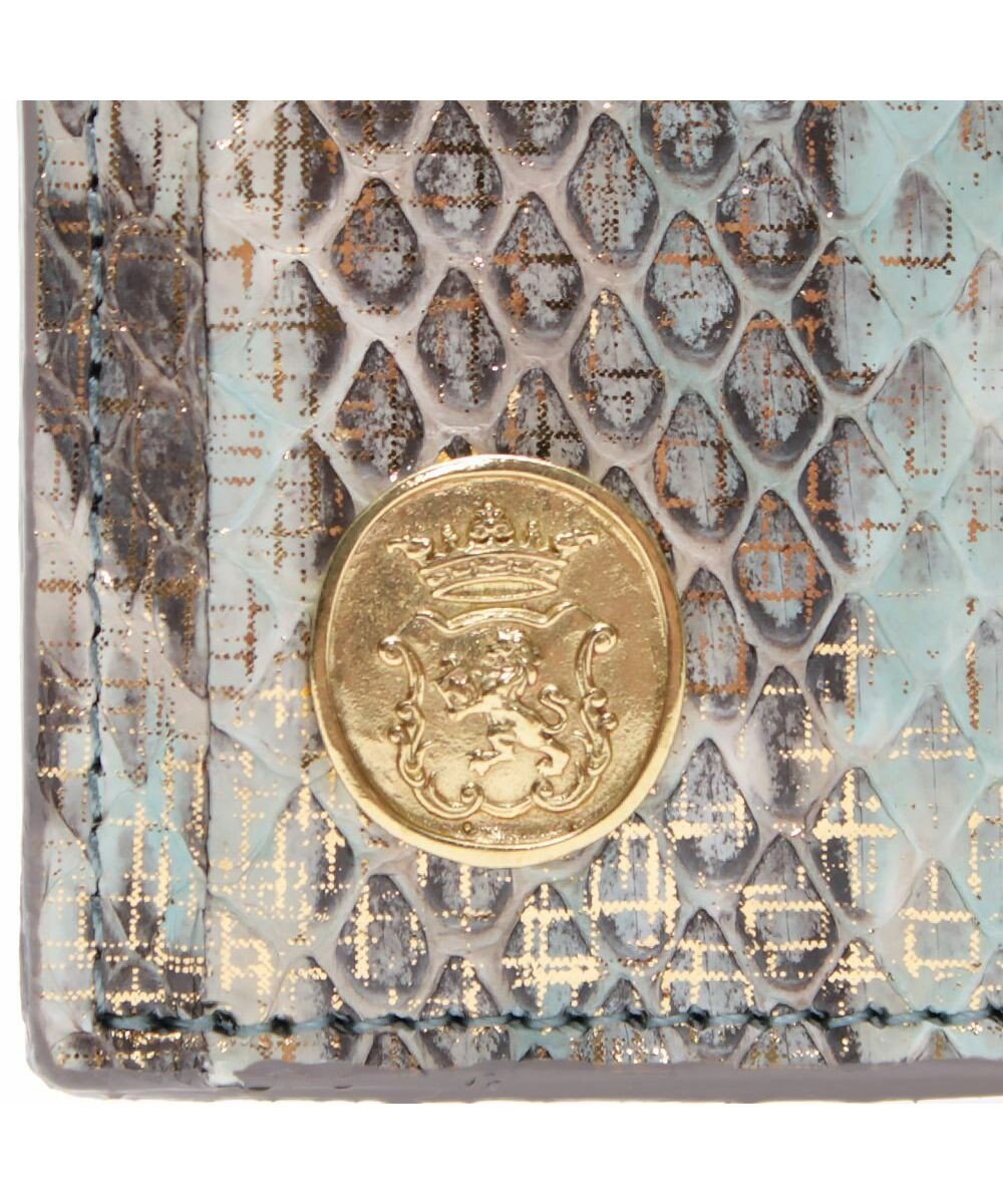 A.D.M.J. 【スネークレザー】アールデコモチーフロングウォレット 