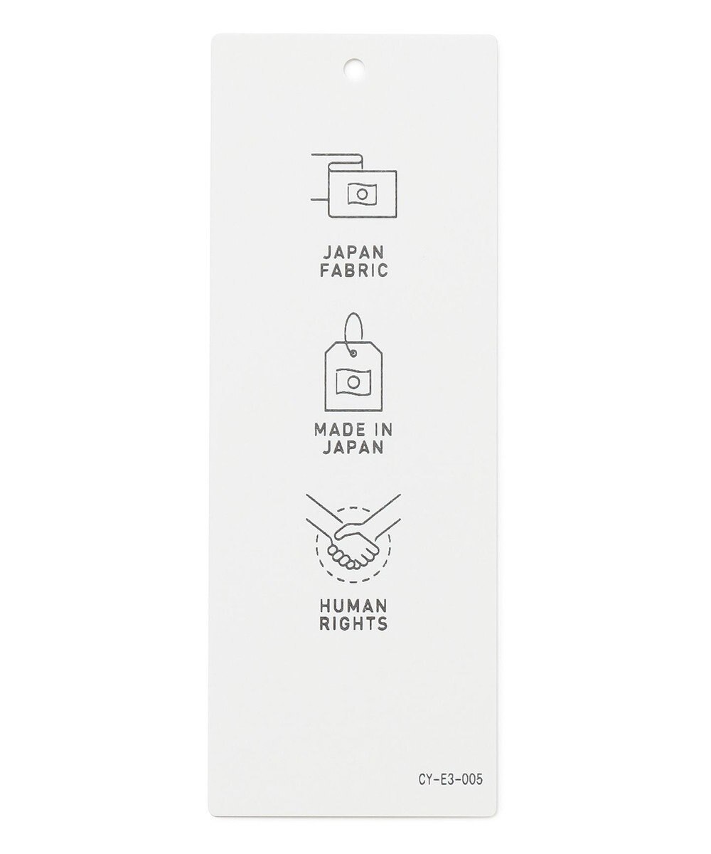 ICB 【日本製・洗える】ペイズリーレノクロス ノーカラージャケット 