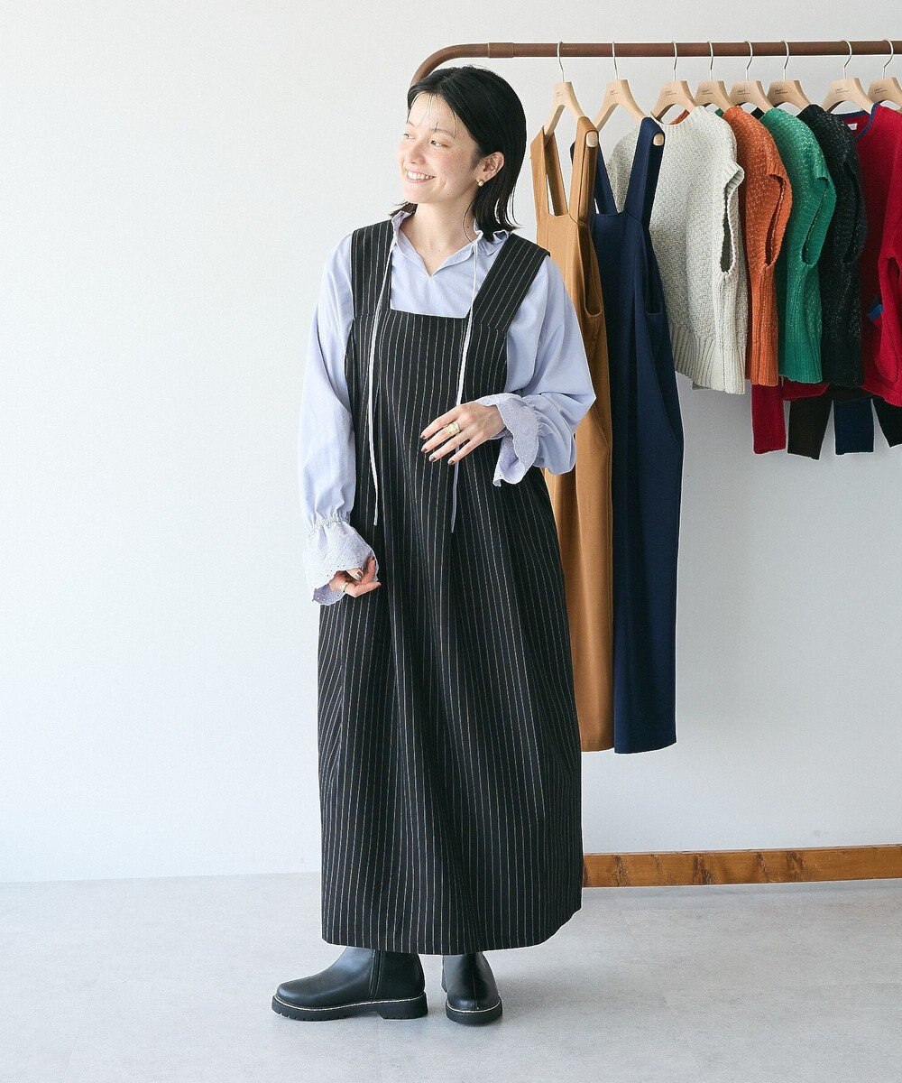 CRAFT STANDARD BOUTIQUE キナリノコラボ/タックジャンパースカート/24AW 