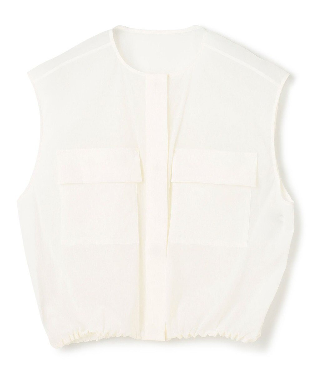 BEIGE， 【洗える】LANTANA / ビックポケットノースリーブブルゾン 