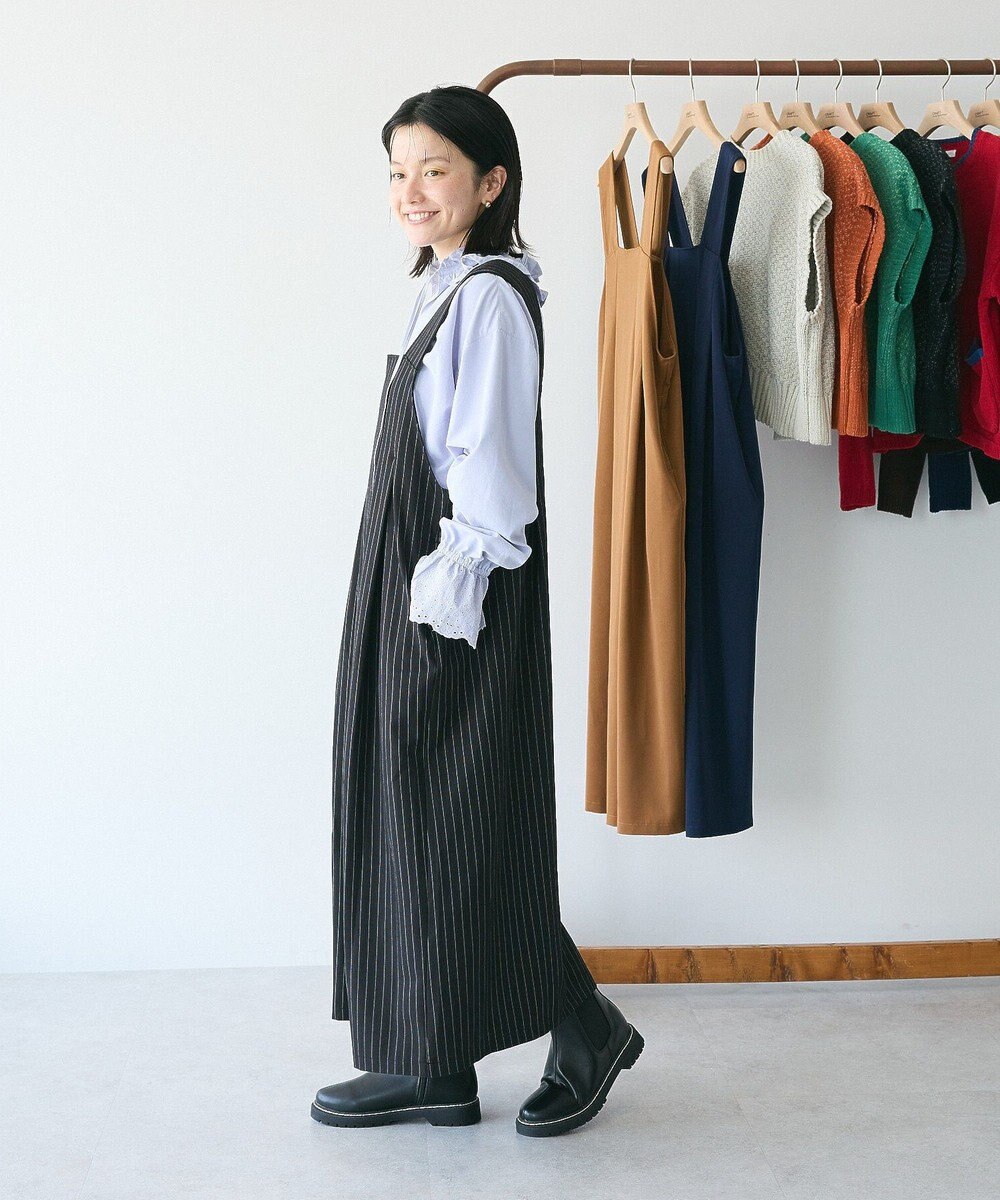 CRAFT STANDARD BOUTIQUE キナリノコラボ/タックジャンパースカート/24AW 