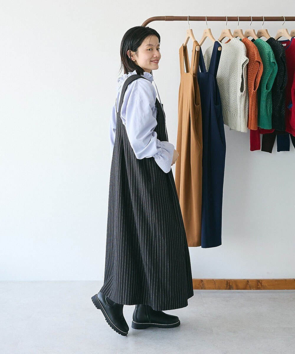 CRAFT STANDARD BOUTIQUE キナリノコラボ/タックジャンパースカート/24AW 