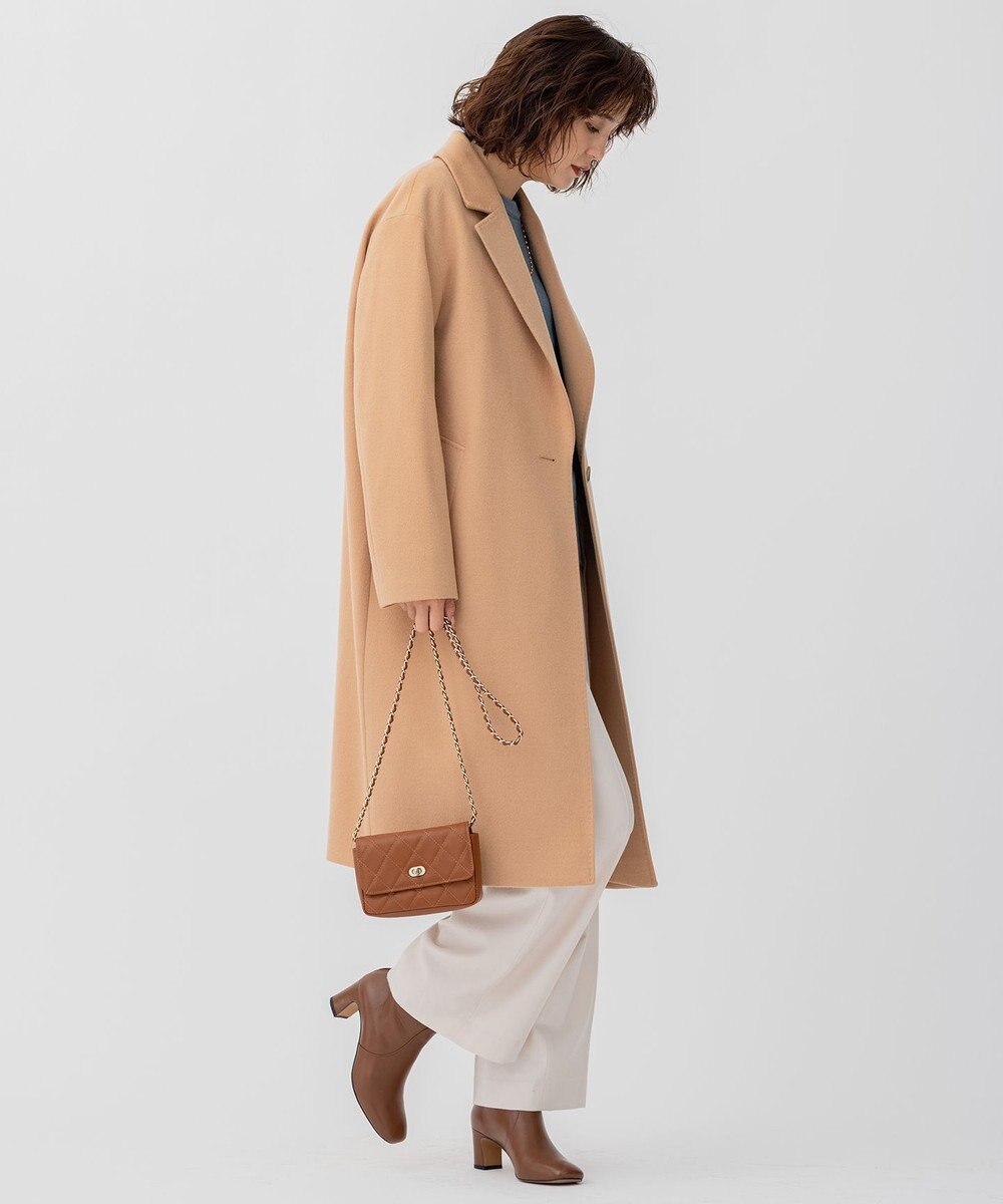 23区 【CLASSY.1月号掲載】ウールカシミヤビーバー チェスターコート 