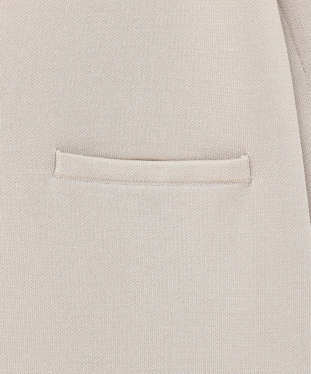 ICB 【洗える】シンセティックヤーンスムース ロングニットジャケット 