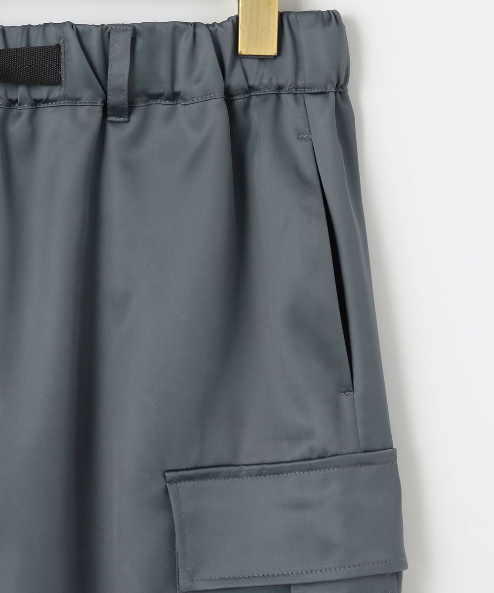 ANY SIS 【WEB・一部店舗限定】サテンカーゴ スカート 