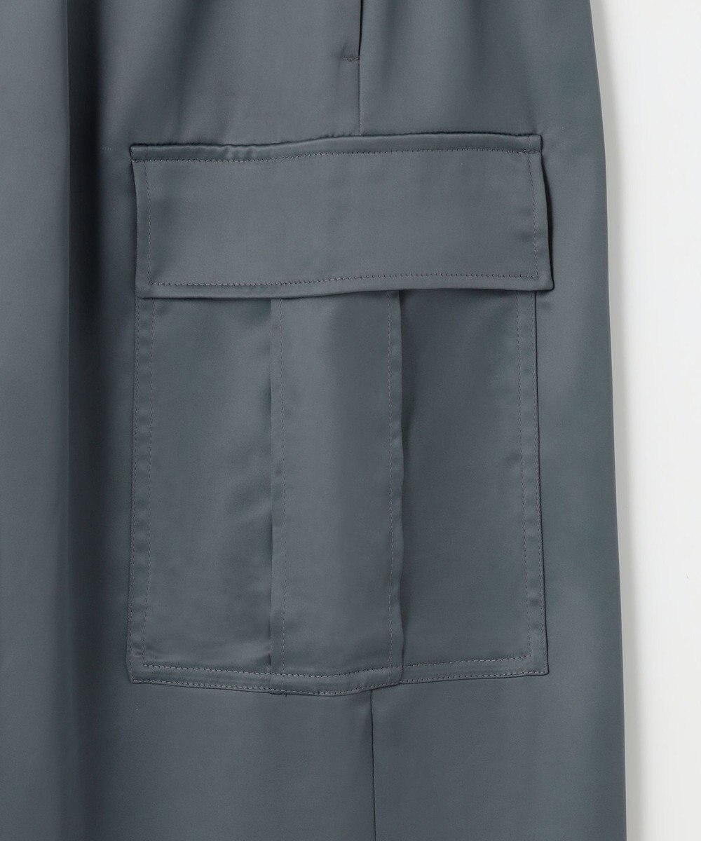 ANY SIS 【WEB・一部店舗限定】サテンカーゴ スカート 