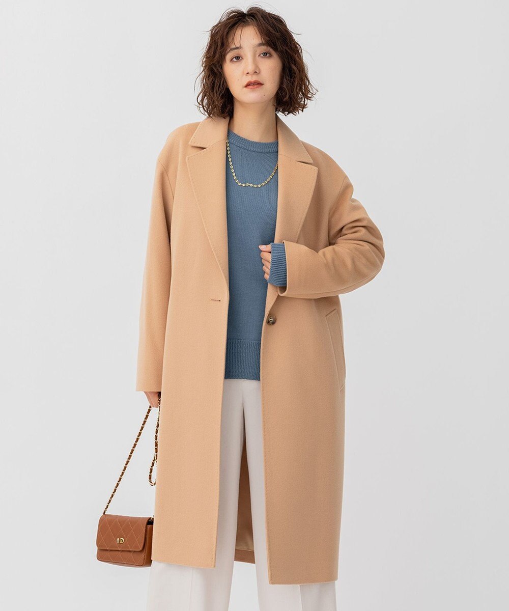 CLASSY.1月号掲載】ウールカシミヤビーバー チェスターコート / 23区 CLASSY.1月号掲載】ウールカシミヤビーバー チェスターコート / 23区