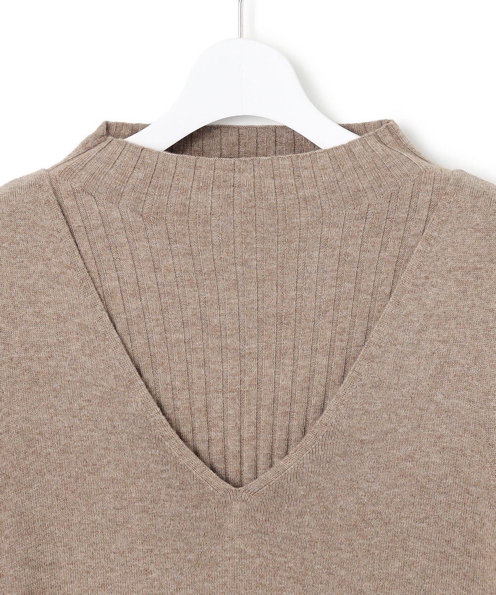 23区 L 【洗える】レイヤードニットツイン ワンピース 