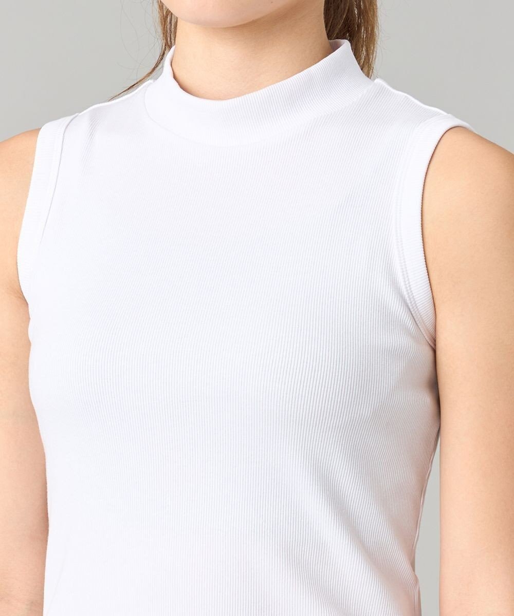 Chacott ソフトリブノースリーブTシャツ 