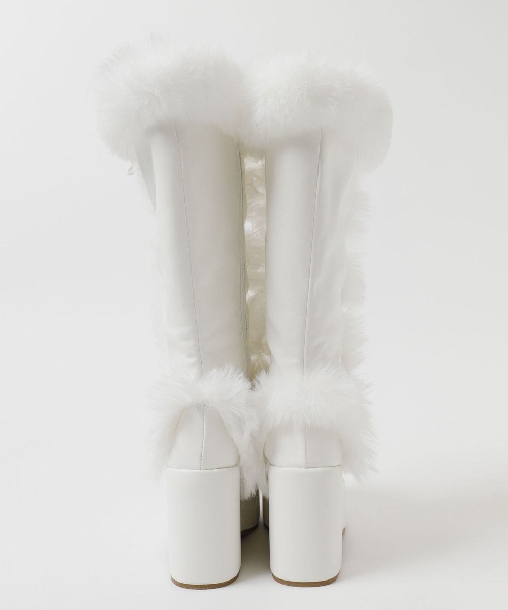 WEGO レースアップボリュームファーロングブーツ 