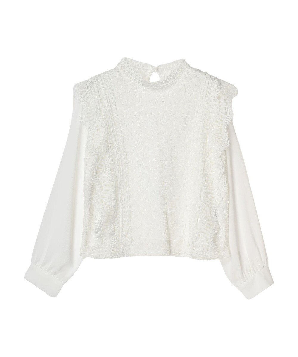 Green Parks ・Ｐｅｔｉｔ　Ｆｌｅｕｒ　イロイロレースブラウス 