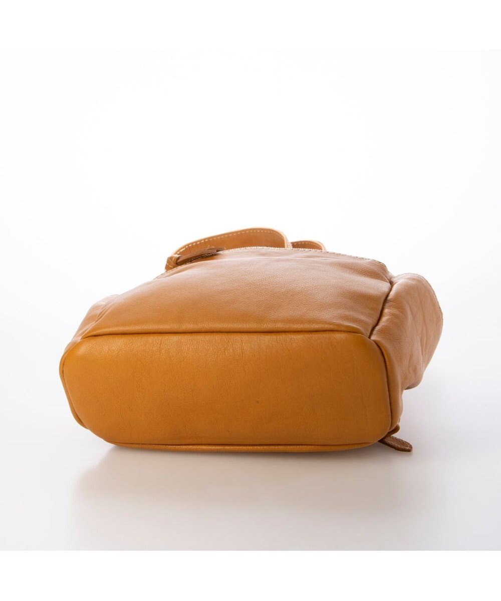 UNBILLION ペルケ perche / ダブルジッパー牛革バックパック 