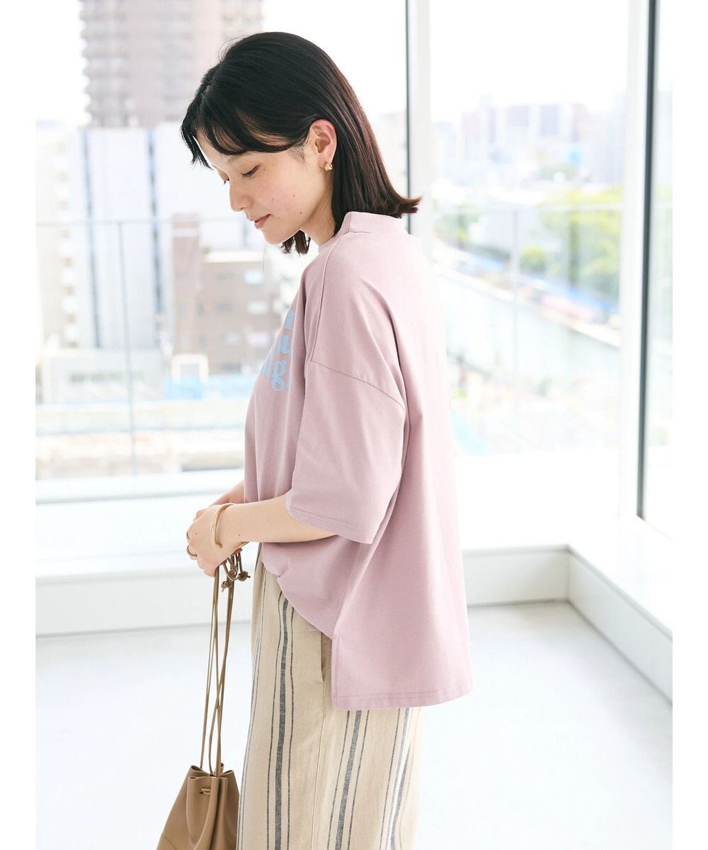 CRAFT STANDARD BOUTIQUE シルケット天竺　ロゴＰＴボトルネックＰＯ　５／Ｓ 