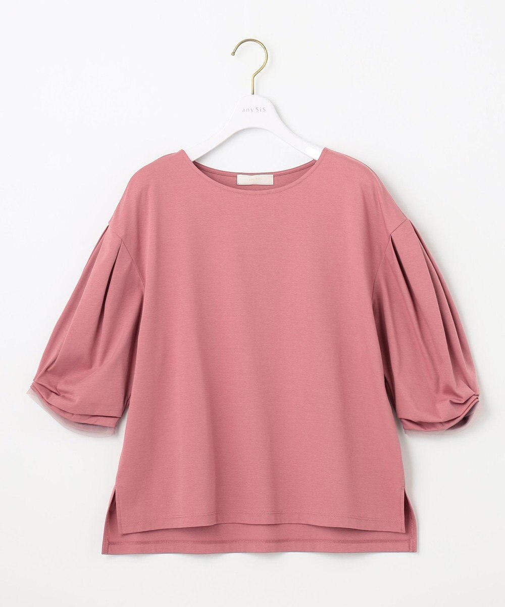 ANY SIS 【接触冷感】360°好印象タックスリーブ カットソー 