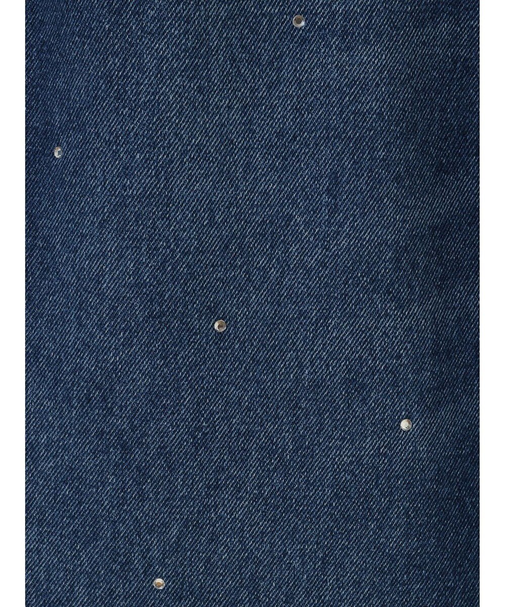 earth music&ecology ラインストーンフレアデニムパンツ 