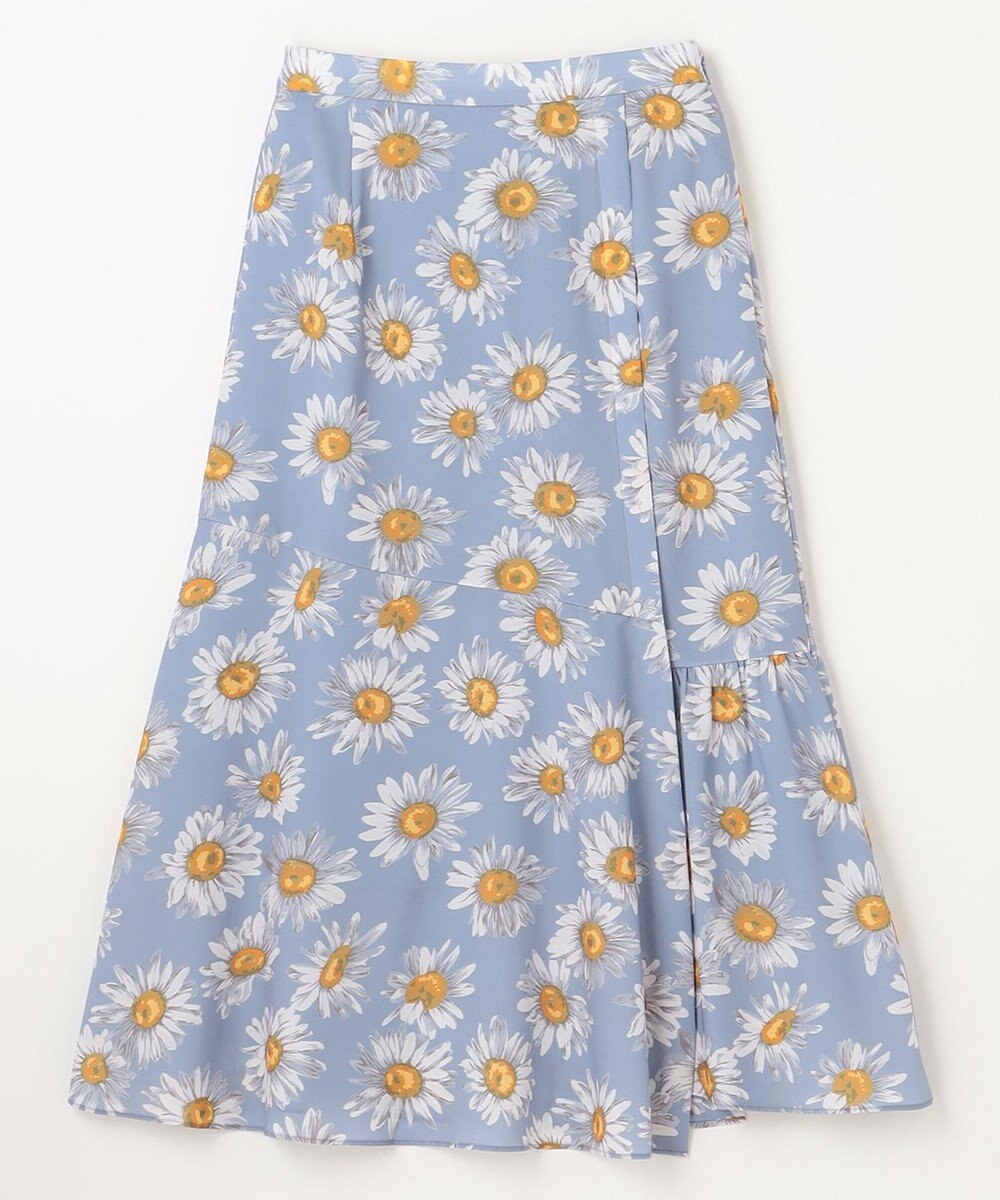 GRACE CONTINENTAL マーガレットフラワープリントスカート 