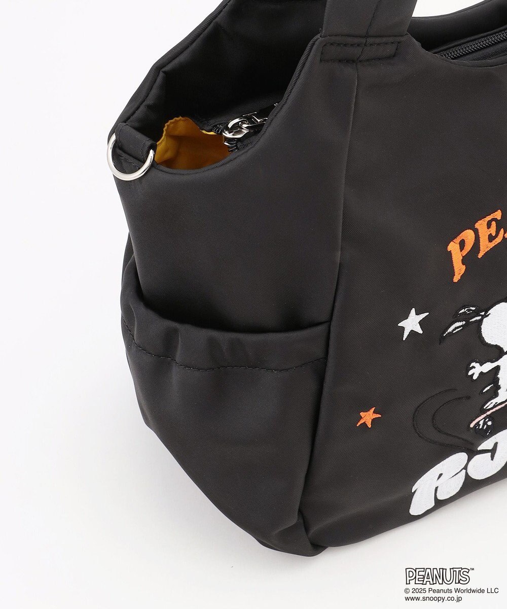 Y'SACCS SNOOPYデザイン サイドギャザー2wayトート　Mサイズ(スケートボード） 