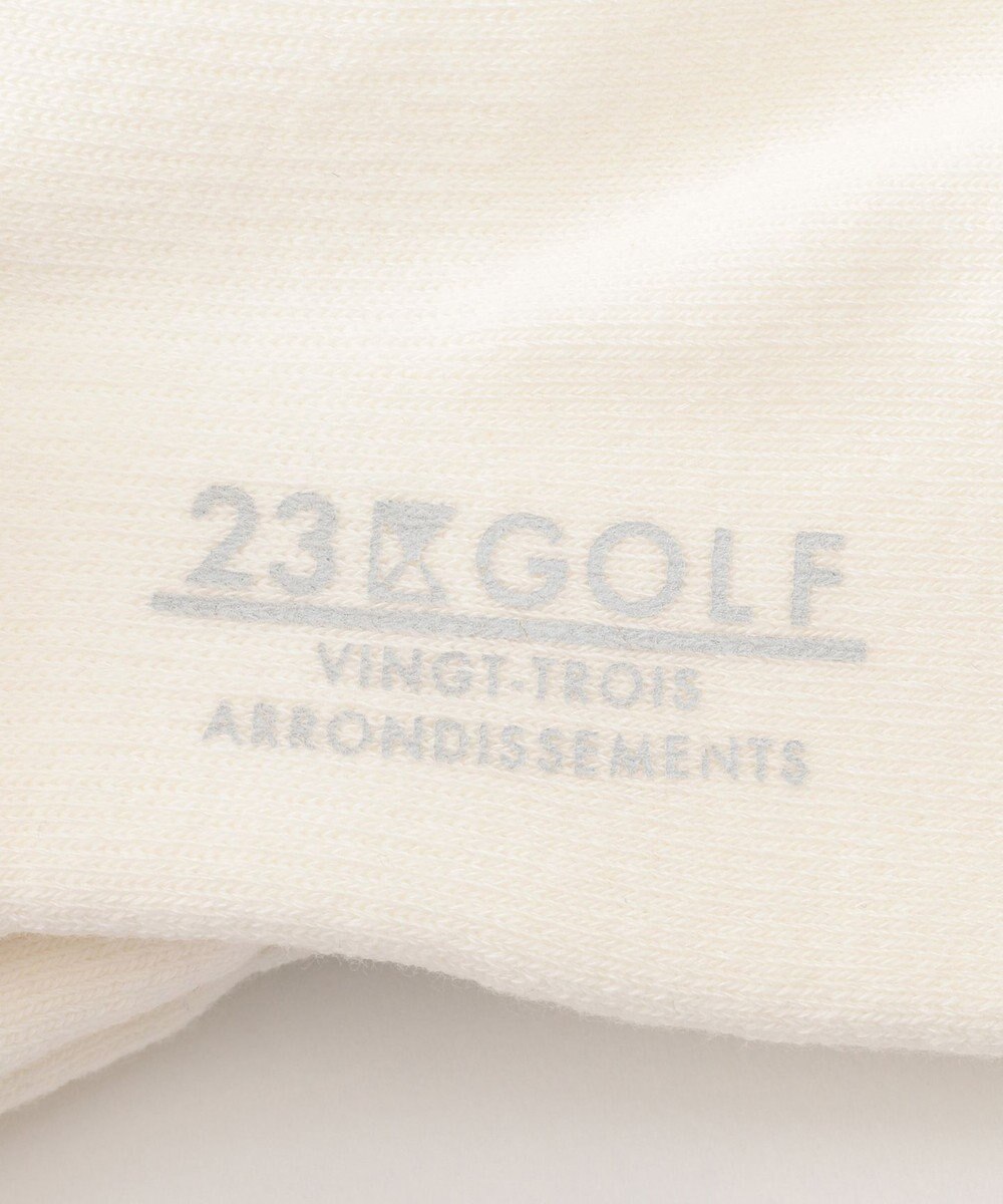 23区GOLF 【MEN】クラブ柄 ハーフソックス 