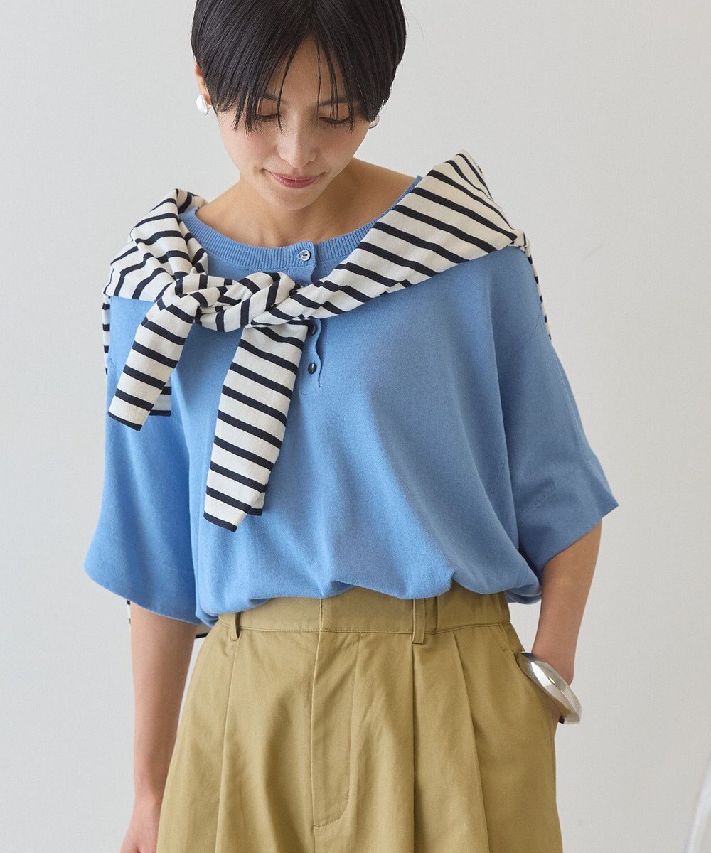 AMERICAN HOLIC 【前後2WAY】ポンチョニット 