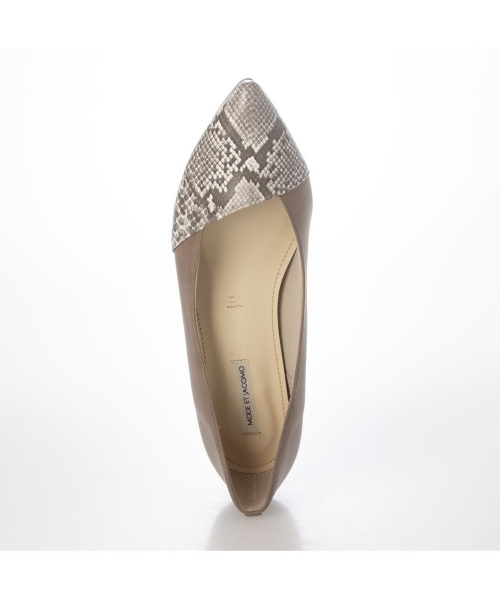 MODE ET JACOMO <MODE ET JACOMO>ポインテッドウェッジソールパンプス 
