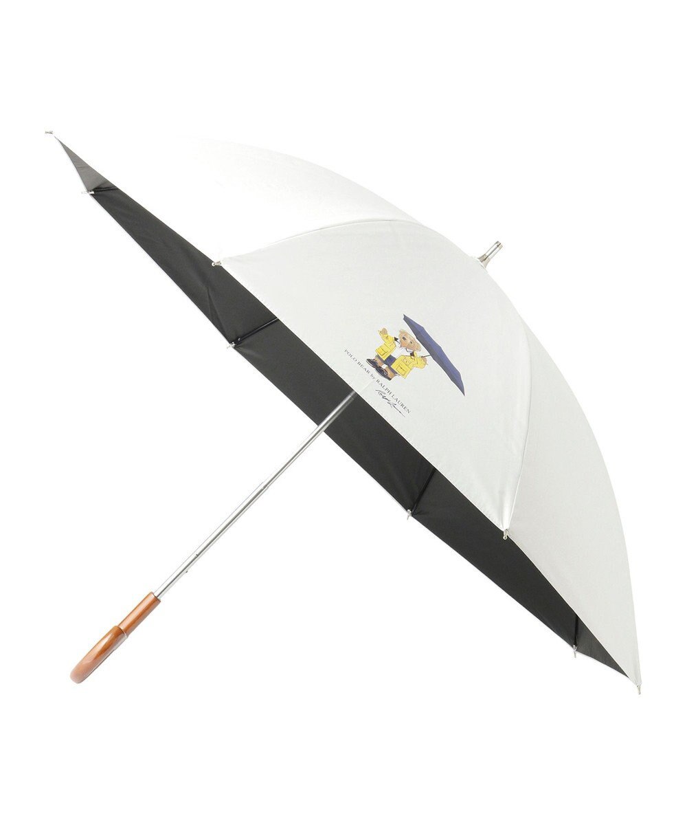 MOONBAT 【軽量】POLO RALPH LAUREN 晴雨兼用日傘 長傘 レインベア／一級遮光 遮熱 UV 