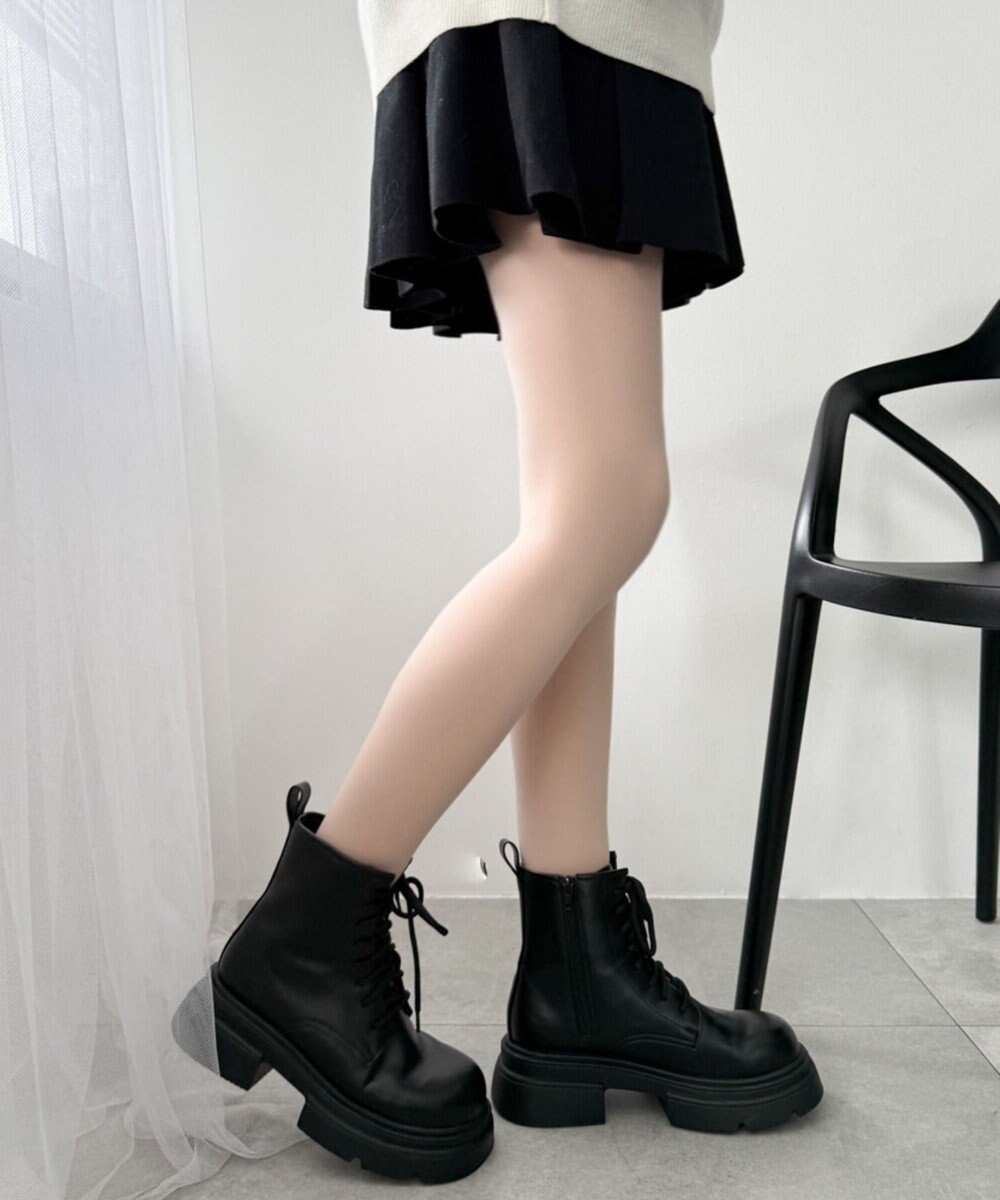 WEGO 【暖かい】フェイクタイツ裏起毛 