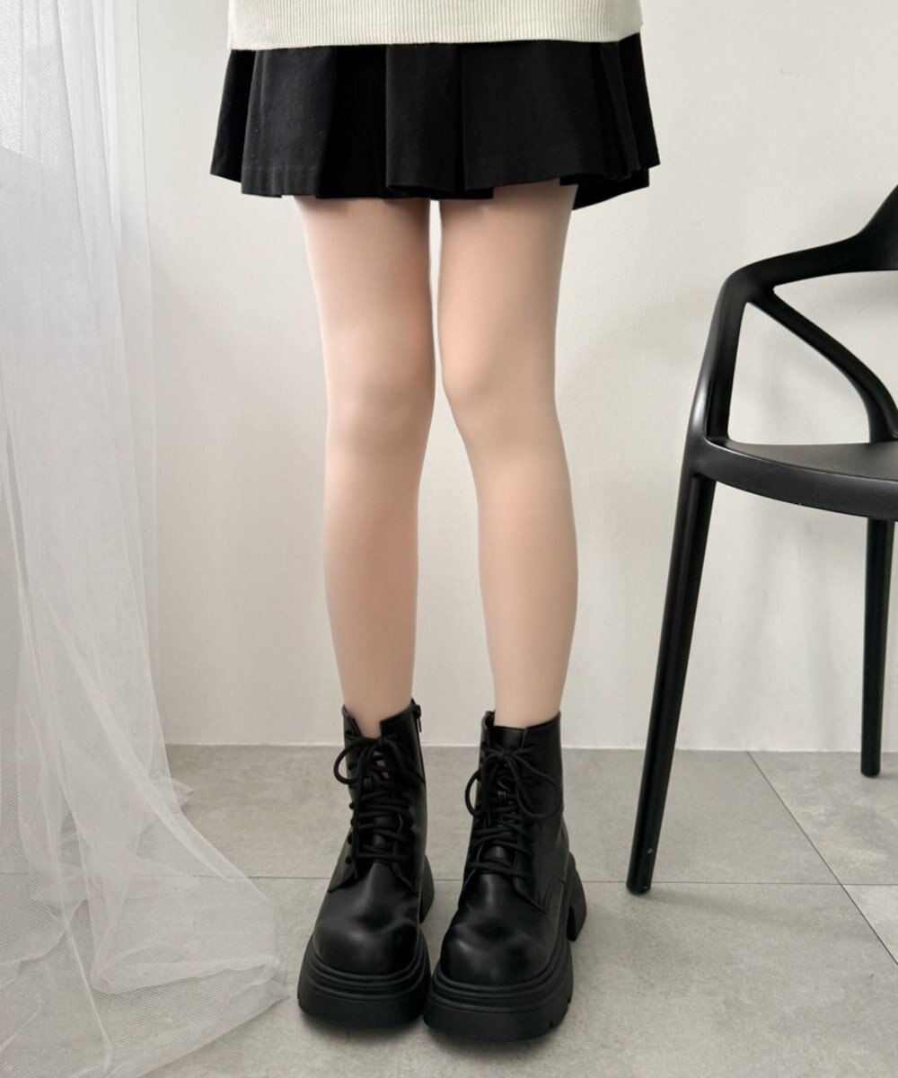 WEGO 【暖かい】フェイクタイツ裏起毛 