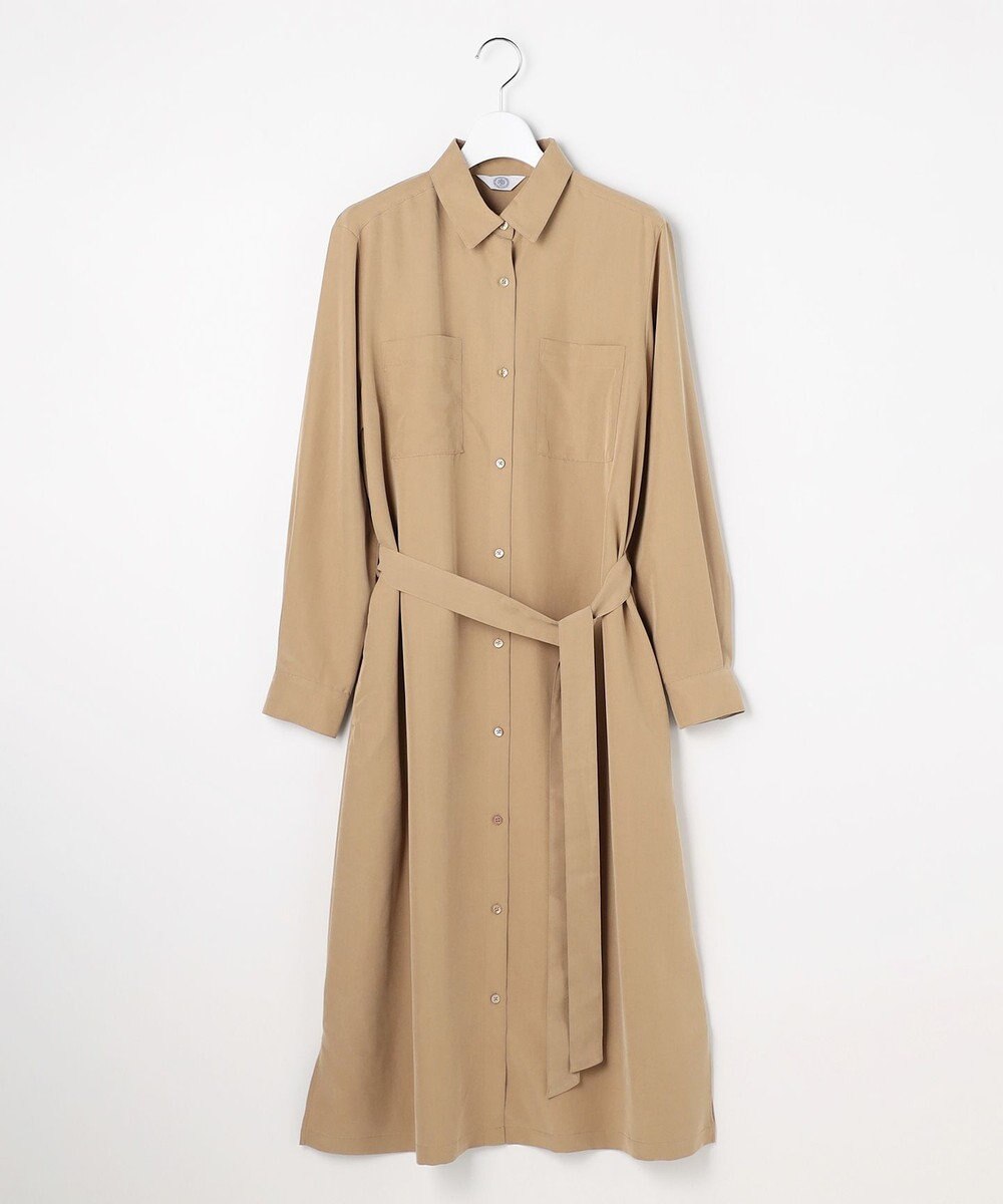 J.PRESS LADIES S ピーチポプリン ワンピース 