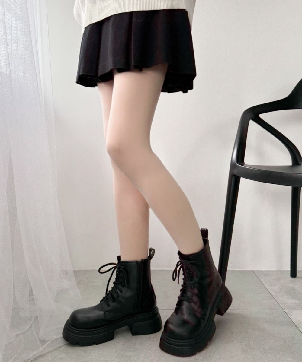 WEGO 【暖かい】フェイクタイツ裏起毛 