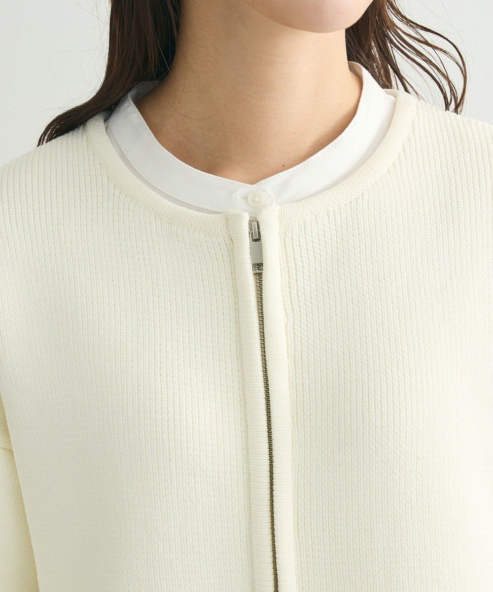 Green Parks ・ｓｗｉｎｇ　ｂｙ　Ｗ－ＺＩＰニットカーディガン 