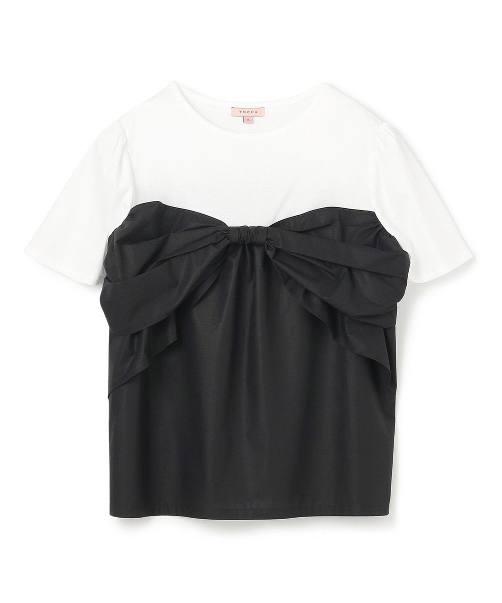 TOCCA 【洗える】PRESENT RIBBON Tシャツ 