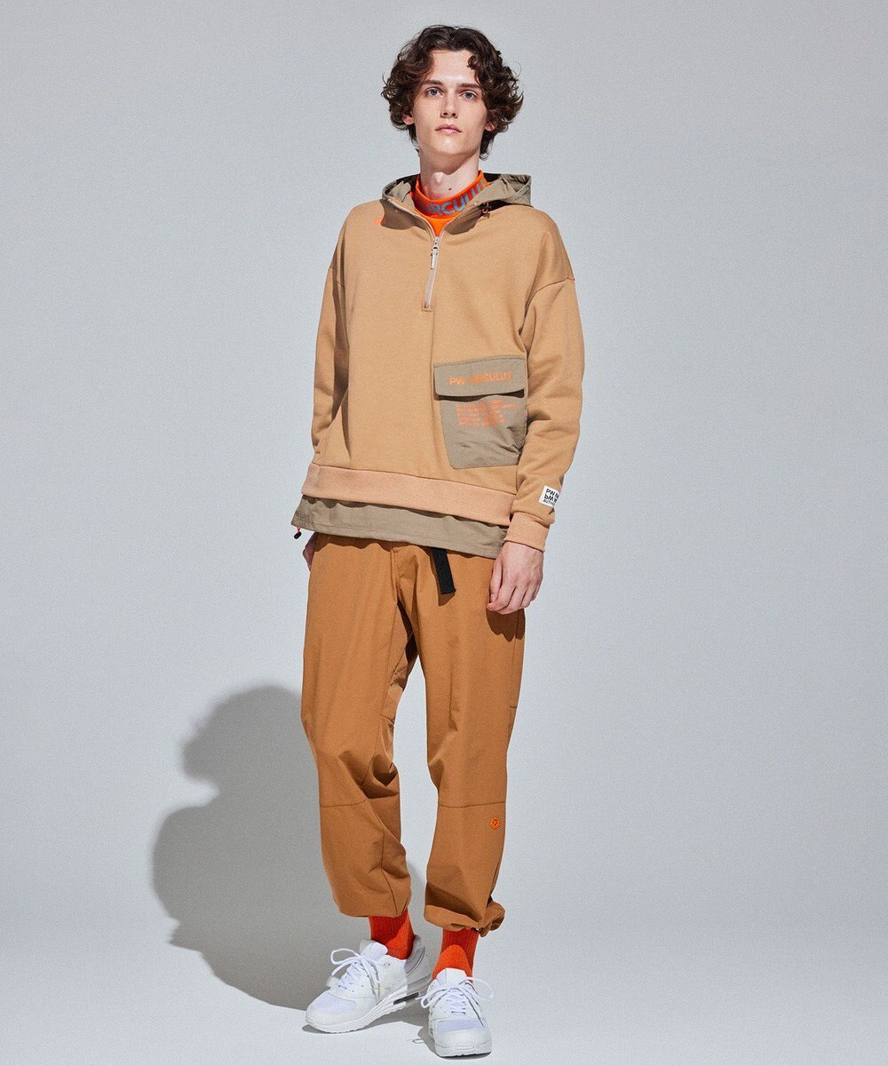 PW CIRCULUS 【MEN】裏毛ジップアップフーディ 