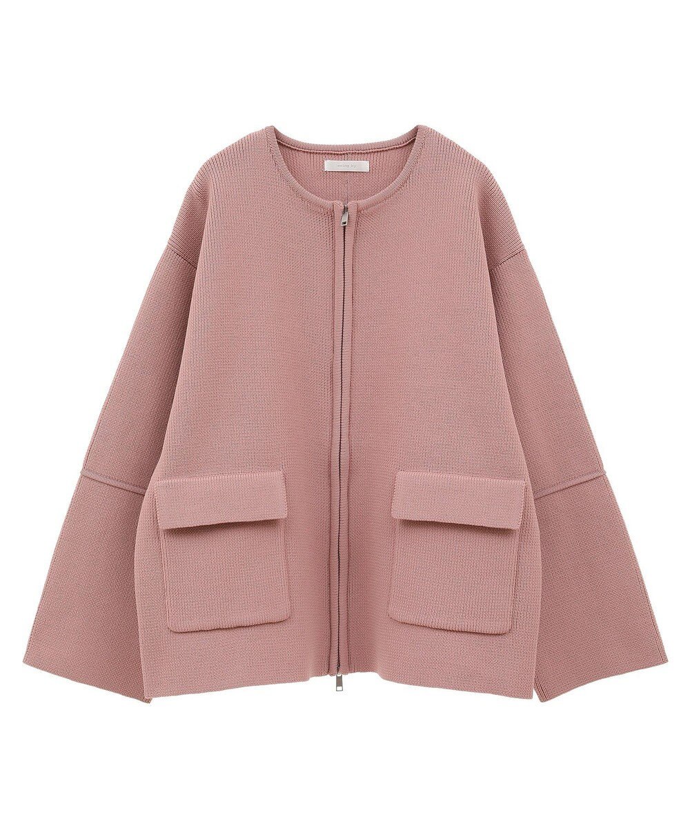 Green Parks ・ｓｗｉｎｇ　ｂｙ　Ｗ－ＺＩＰニットカーディガン 