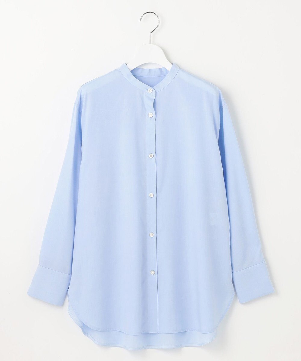 自由区 【洗える】SOMELOSバンドカラー ブラウス 