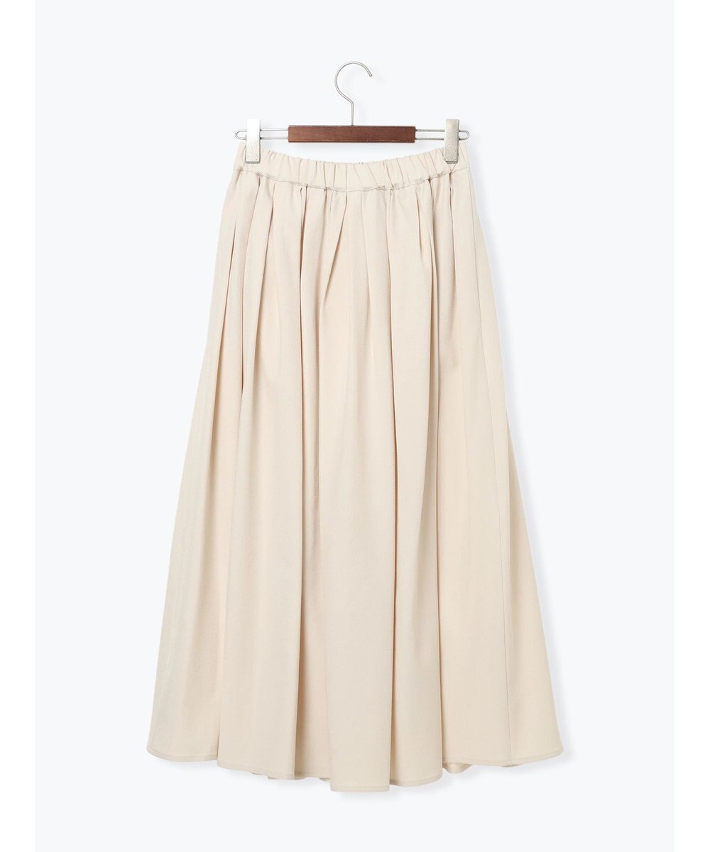 Te chichi フラッフィーツイルタックフレアスカート 