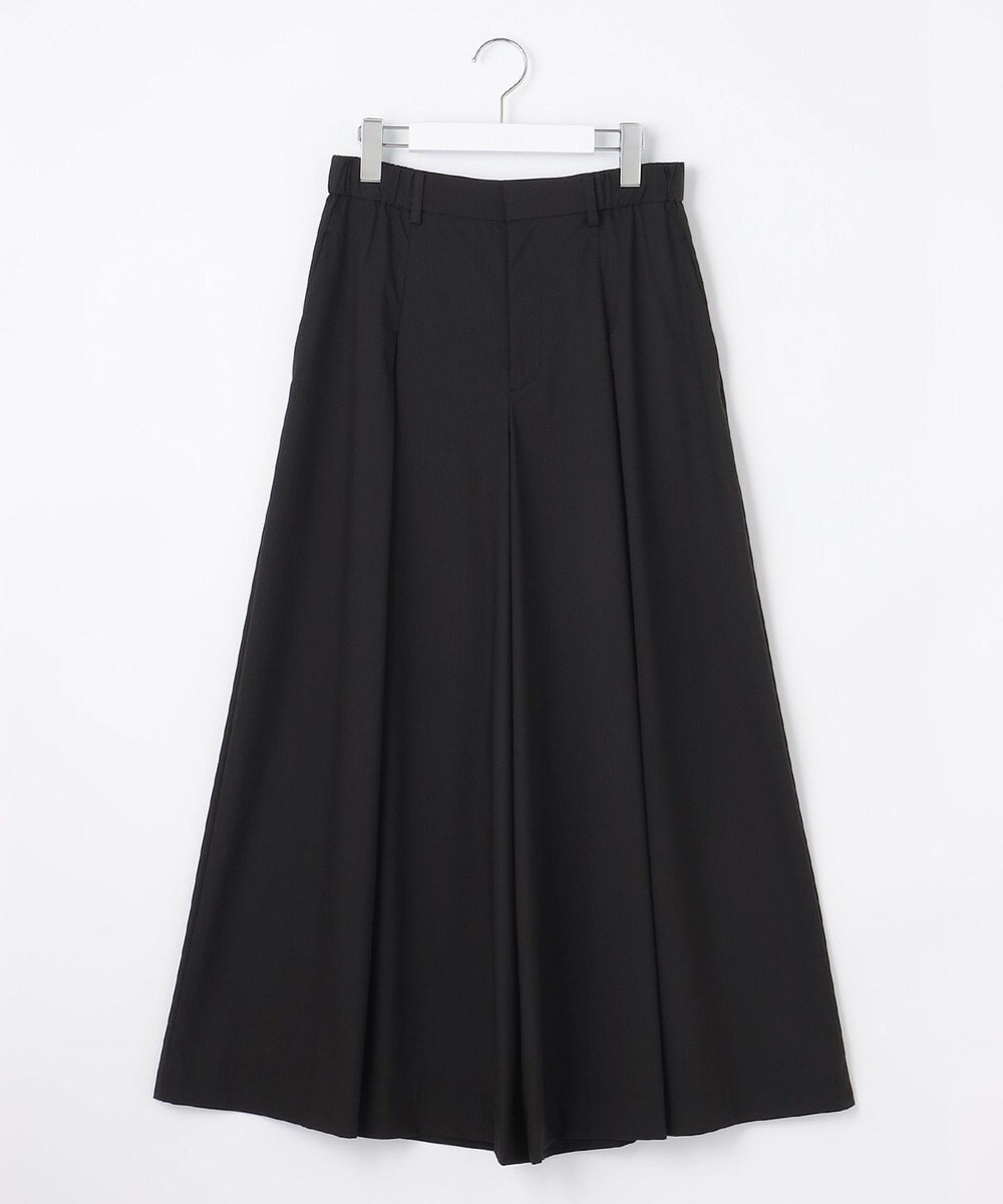 自由区 【XSサイズ～/洗える】ストレッチタイプライター ワイドパンツ 