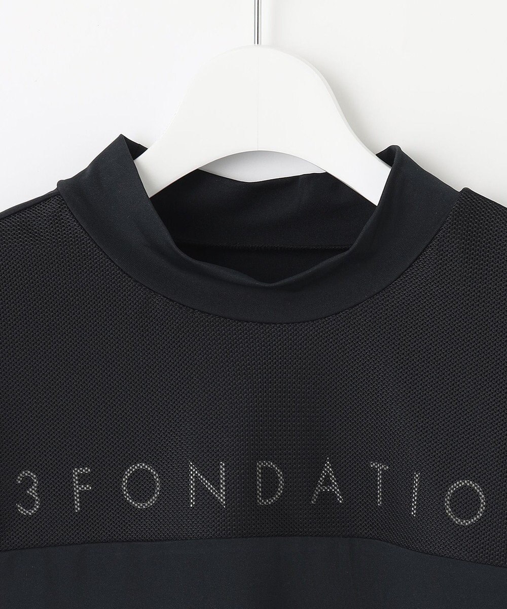 23区GOLF 【23Fondation/WOMEN】フロントロゴ モックネックプルオーバー 
