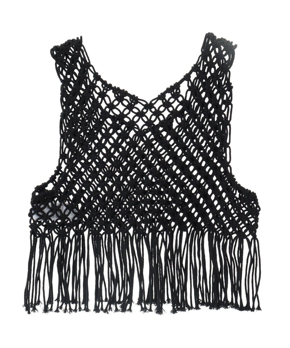 Green Parks マクラメベスト 